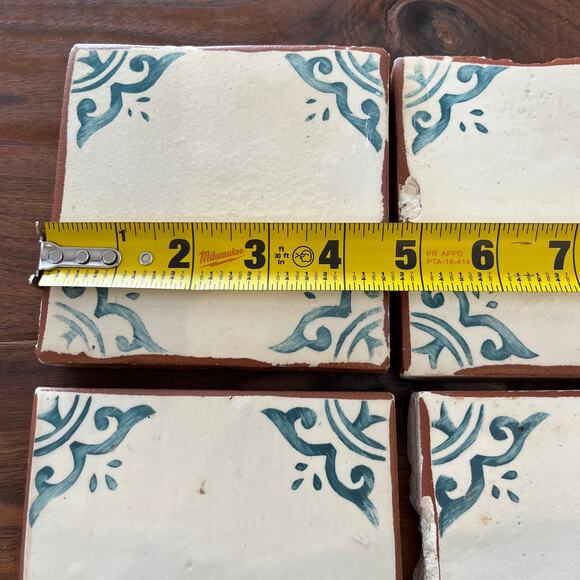 Walker Zanger Contessa Pagoda - Cobalt Tile x 4 pieces 4-5/8” - Picture 7 of 11